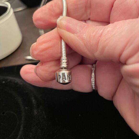 PANDORA CLASSIC STERLING SILVER BRACELET - Picture 4 of 4